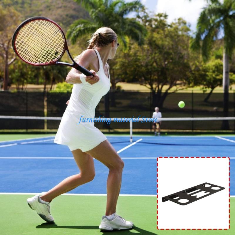 Sports Equipment Storage - Y5GD Black Wall Mounted Tennis Racket