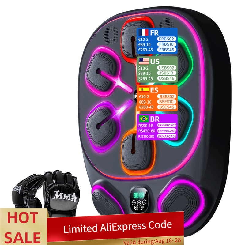 Sports Equipment Outlet - Punch Musical Electronic Boxing Training Workout