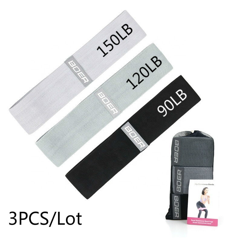 Sports Equipment Vending Machine - 3PCS Women Men Fabric Resistance Bands