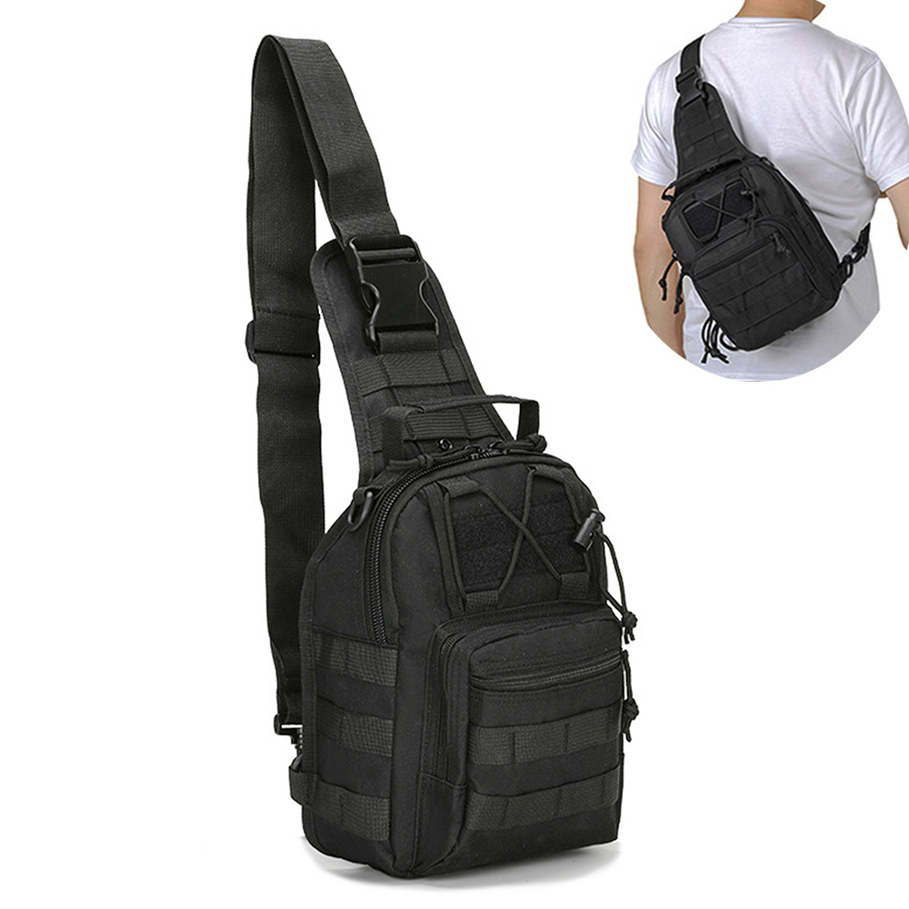 Sports Equipment Storage - Men Crossbody Sling Backpack Shoulder Chest