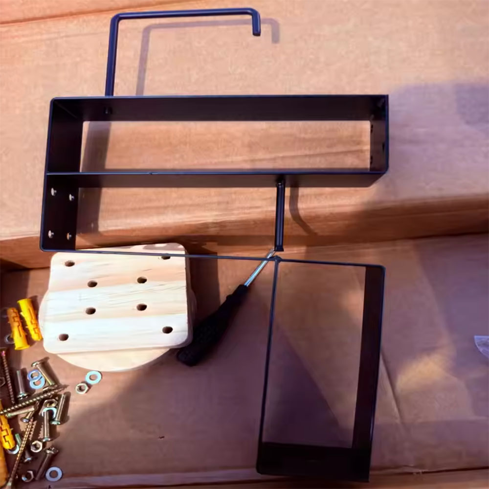 Wood Motorcycle Helmet Holder  - Sports Equipment Storage ulasan dan harga