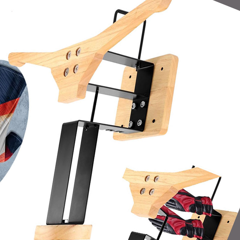 Wood Motorcycle Helmet Holder  - Sports Equipment Storage ulasan dan harga