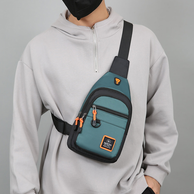 Casual Men Chest Bag Nylon Sma - Sports Equipment Box ulasan dan harga