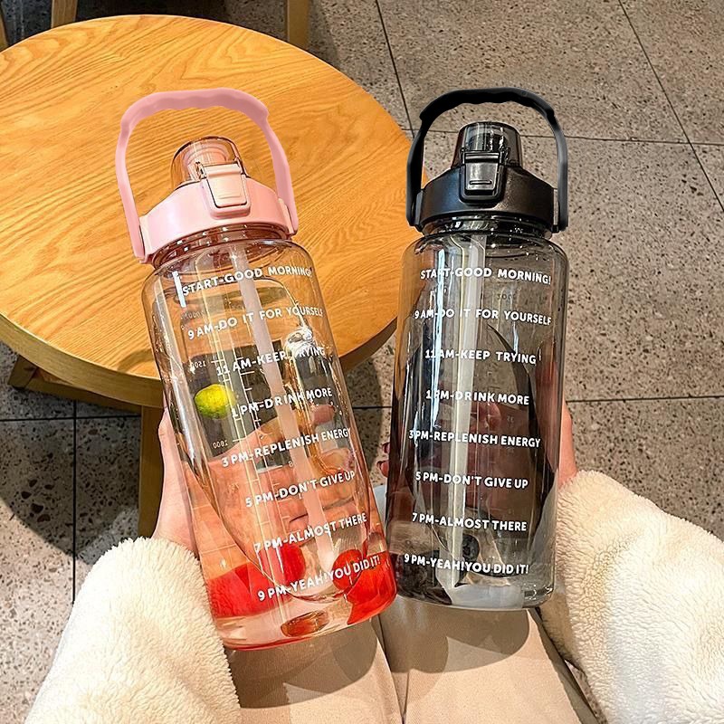 2 Liters Straw Plastic Water B - Sports Equipment Types ulasan dan harga