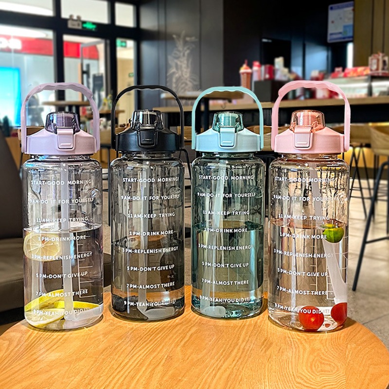2 Liters Straw Plastic Water B - Sports Equipment Types ulasan dan harga