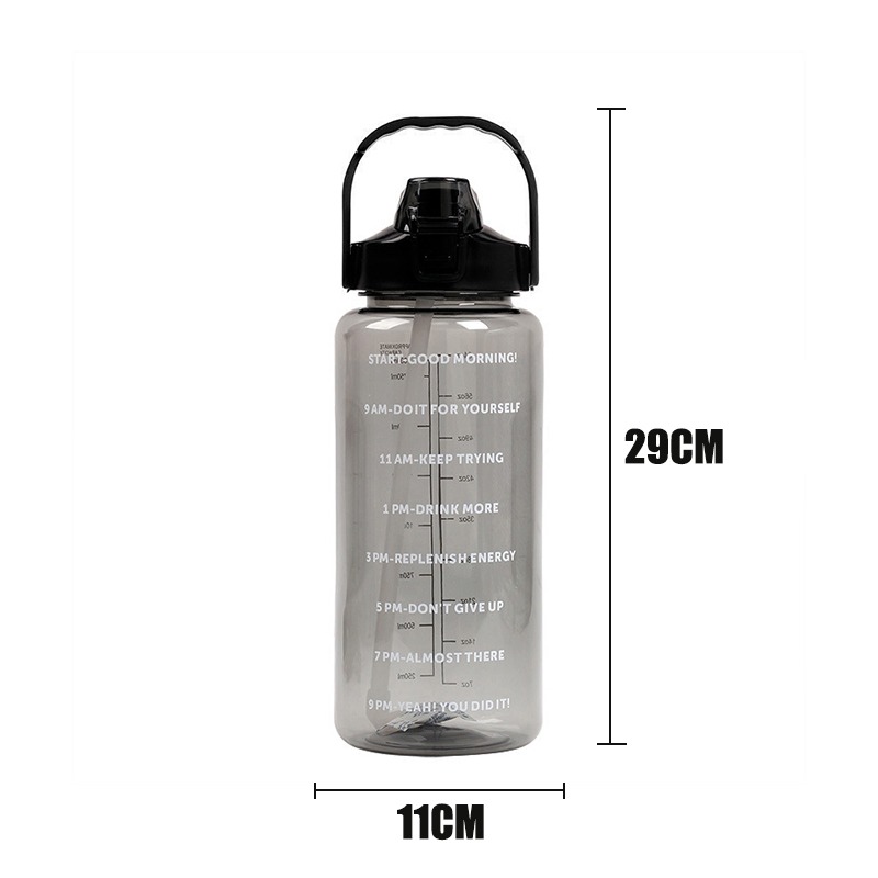 2 Liters Straw Plastic Water B - Sports Equipment Types ulasan dan harga