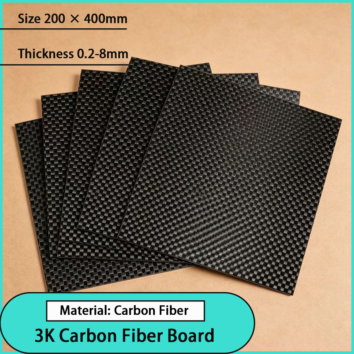 0.2mm-8mm thick 3K carbon fibe - Sports Equipment Used ulasan dan harga