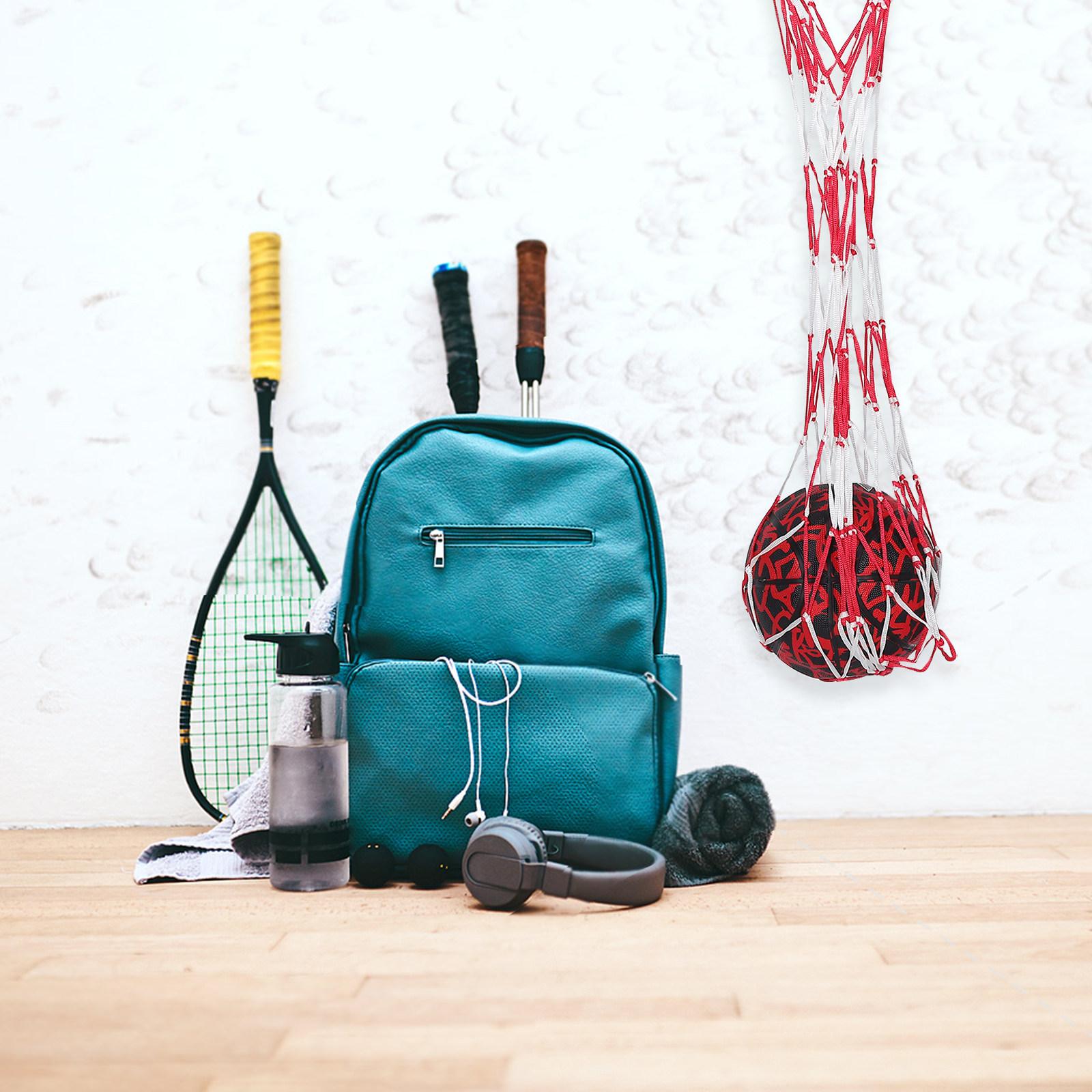 Mesh Ball Storage Bag Portable - Sports Equipment Storage ulasan dan harga
