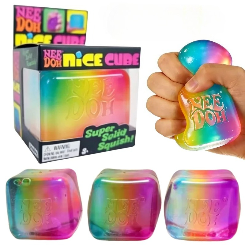 Popular Rainbow Color NeeDoh C - Sports Equipment Box ulasan dan harga