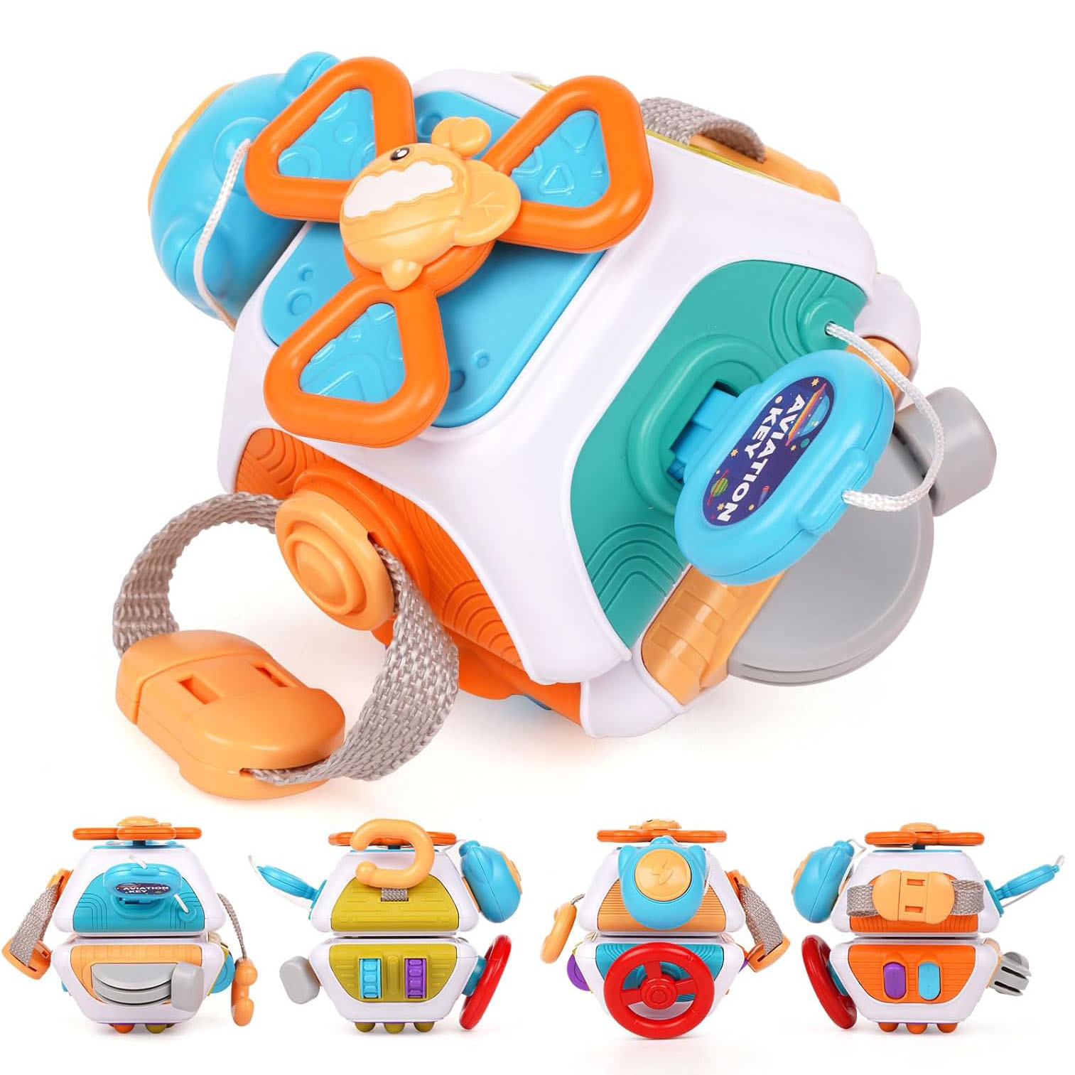 Baby Busy Board Cube Montessor - Sports Equipment Box ulasan dan harga
