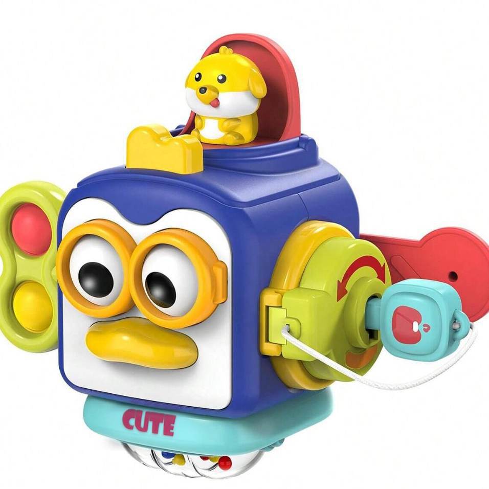 Baby Busy Board Cube Montessor - Sports Equipment Box ulasan dan harga
