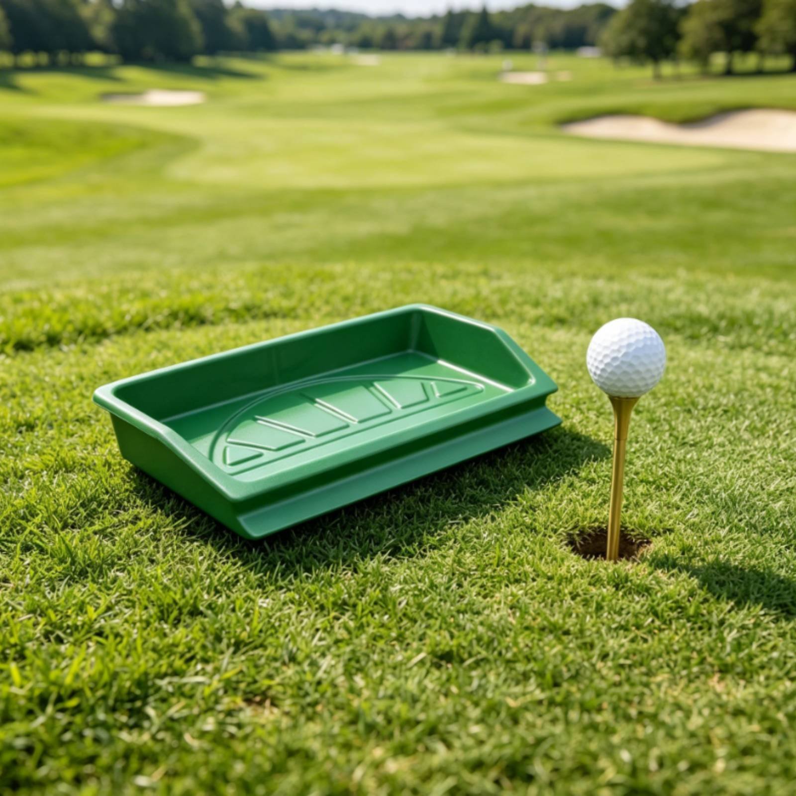 ABS Golf Tee Tray Sturdy Golf  - Sports Equipment Box ulasan dan harga