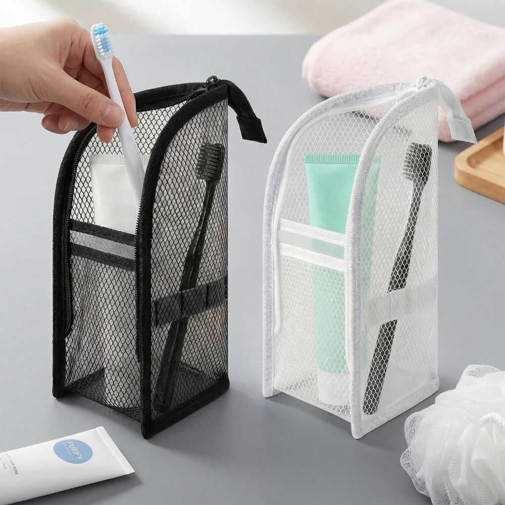 Mesh Toiletry Bag Breathable Q - Sports Equipment Storage ulasan dan harga